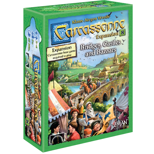 Carcassonne Expansion 8 Bridges Castles Bazaars