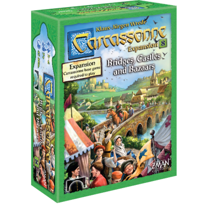 Carcassonne Expansion 8 Bridges Castles Bazaars