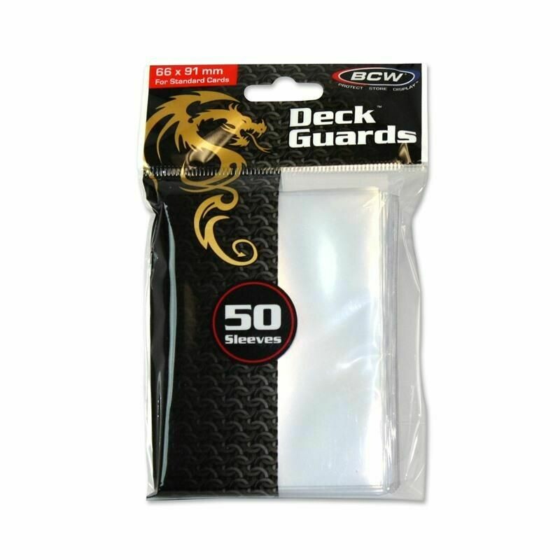 BCW Deck Guards Clear 66x91