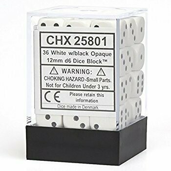 Dice CHX 25801 white black