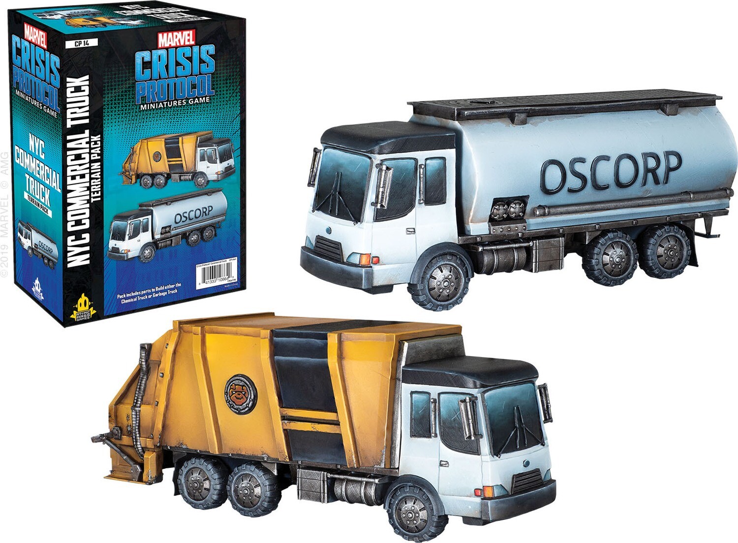 Marvel Crisis NYC Commercial Truck Terrain Pack