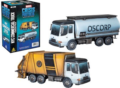 Marvel Crisis NYC Commercial Truck Terrain Pack