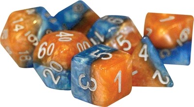 Fire &amp; Dice Flame and Frost Halfsies Dice