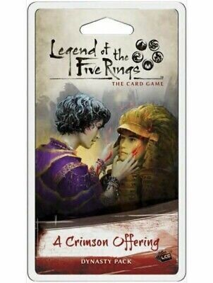 Legend of the Five Rings A Crimson Offering Dynasty Pack Legend of the Five Rings A Crimson Offering Dynasty Pack