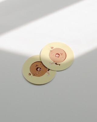 Bagel Sprinter Sticker