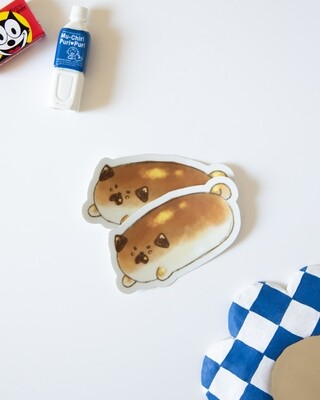 pug pan Sticker