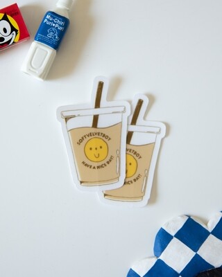 Iced Coffee Sticker