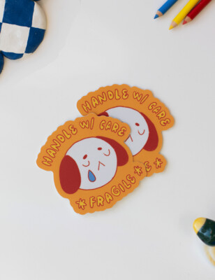 *fragile* Sticker