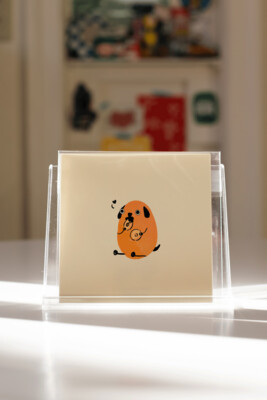 bagel dog Print