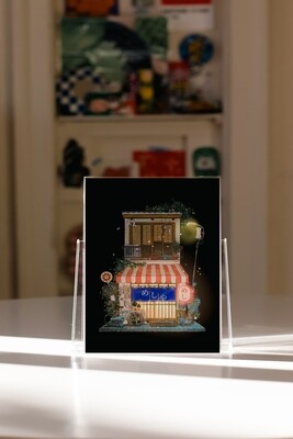 Midnight Diner Night Print