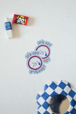 cry o'clock Sticker
