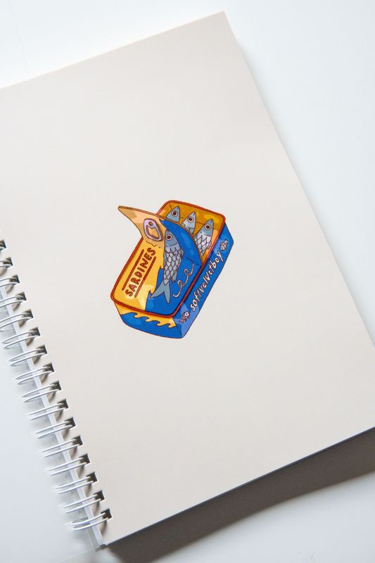 Sardine Can Reusable Sticker Book