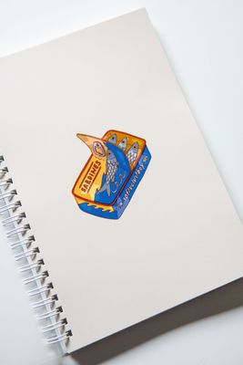 Sardine Can Reusable Sticker Book