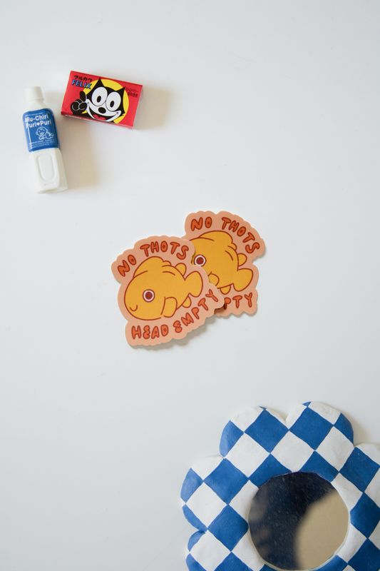 head empty Sticker