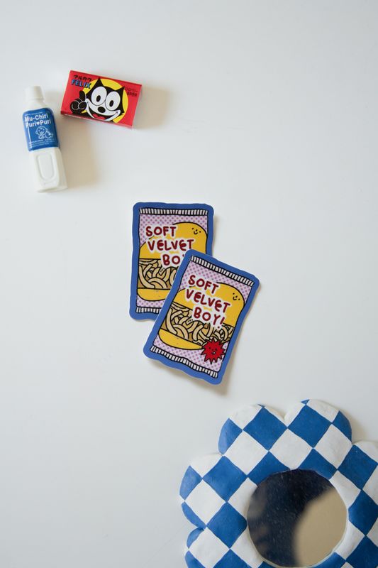 shrimp chips Sticker
