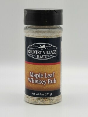 Country Village Meats - Maple Leaf Whiskey Rub 6oz.