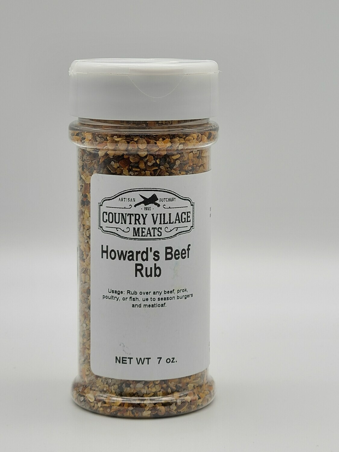 Country Village Meats - Howard's Beef Rub 7 oz.