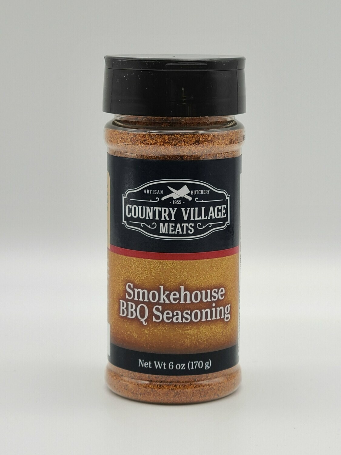 Country Village Meats - Smokehouse BBQ Seasoning 6 oz. Country Village Meats - Smokehouse BBQ Seasoning 6 oz.