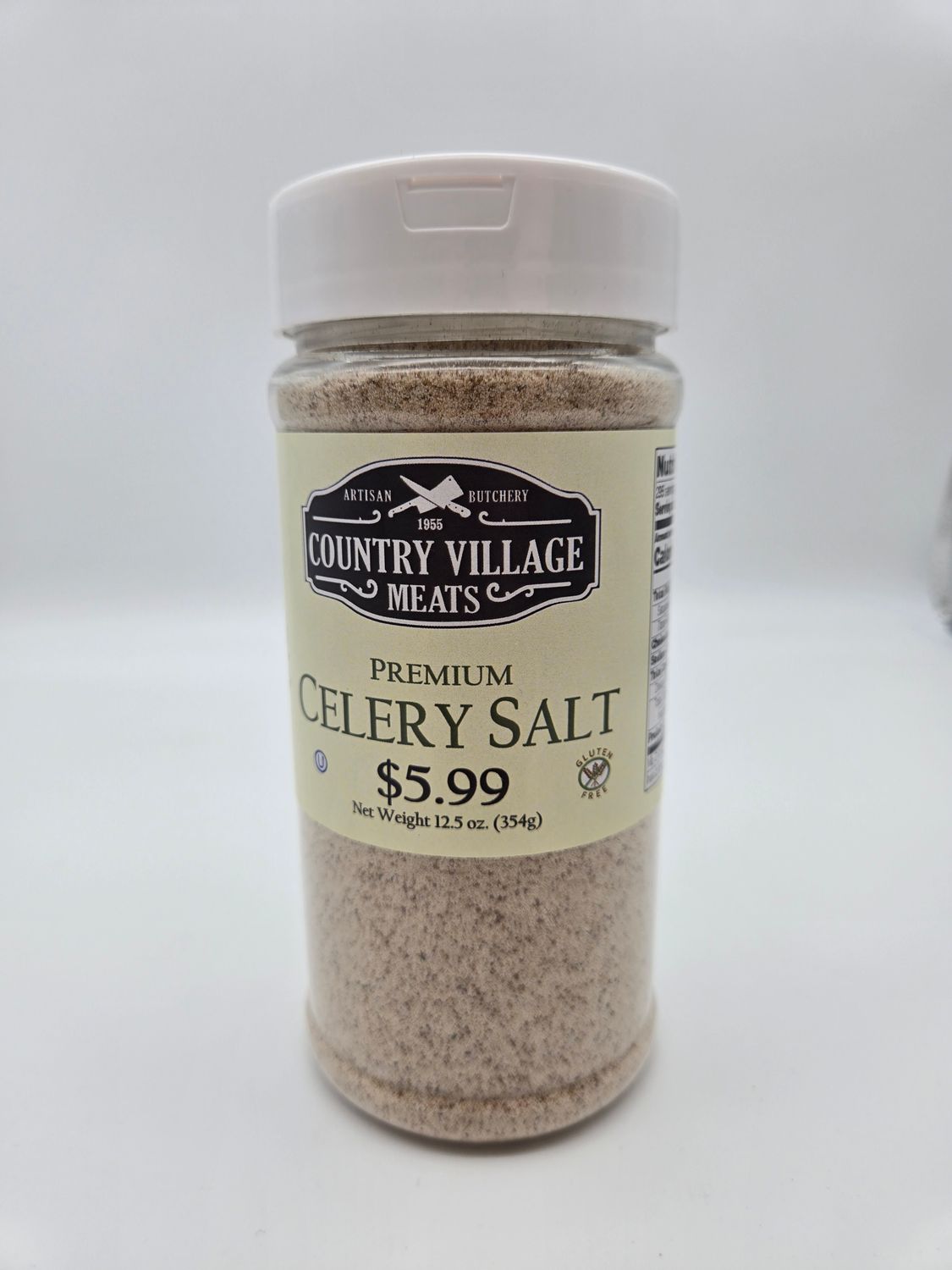 Country Village Meats - Celery Salt - 12.5 oz.