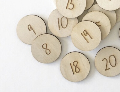 Number discs 1-20