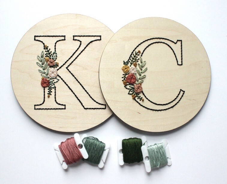 Alphabet Embroidery Disc