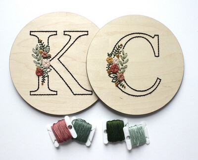Alphabet Embroidery Disc