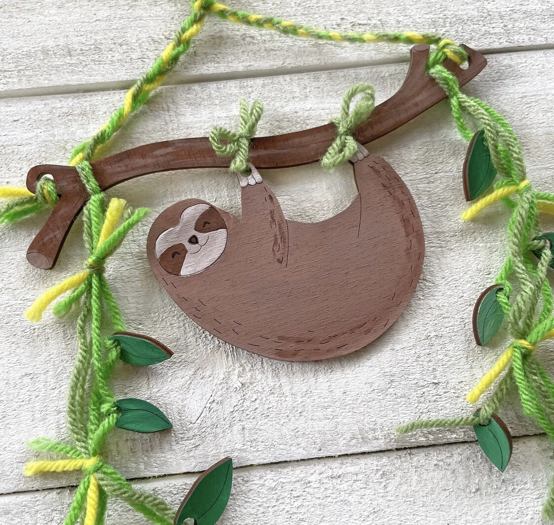 Hanging Sloth Craft