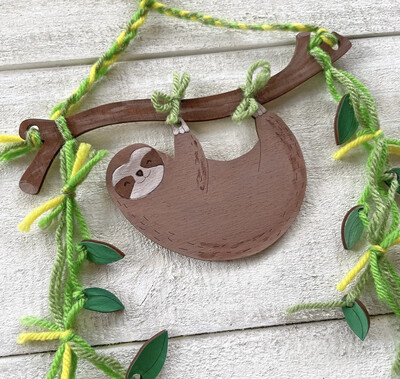 Hanging Sloth Craft