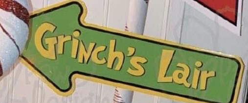 Set Of 4 Grinch Signs