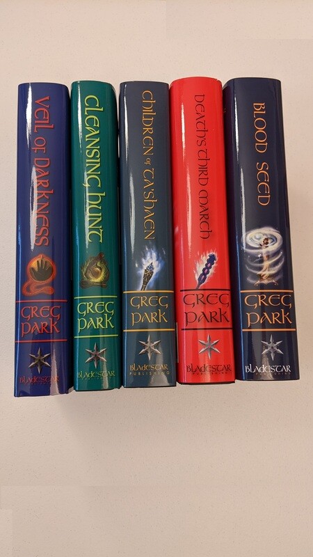 All Five Books (Books 1, 2, 3, 4, and 5) of The Earthsoul Prophecies series [all hardcovers, autographed]