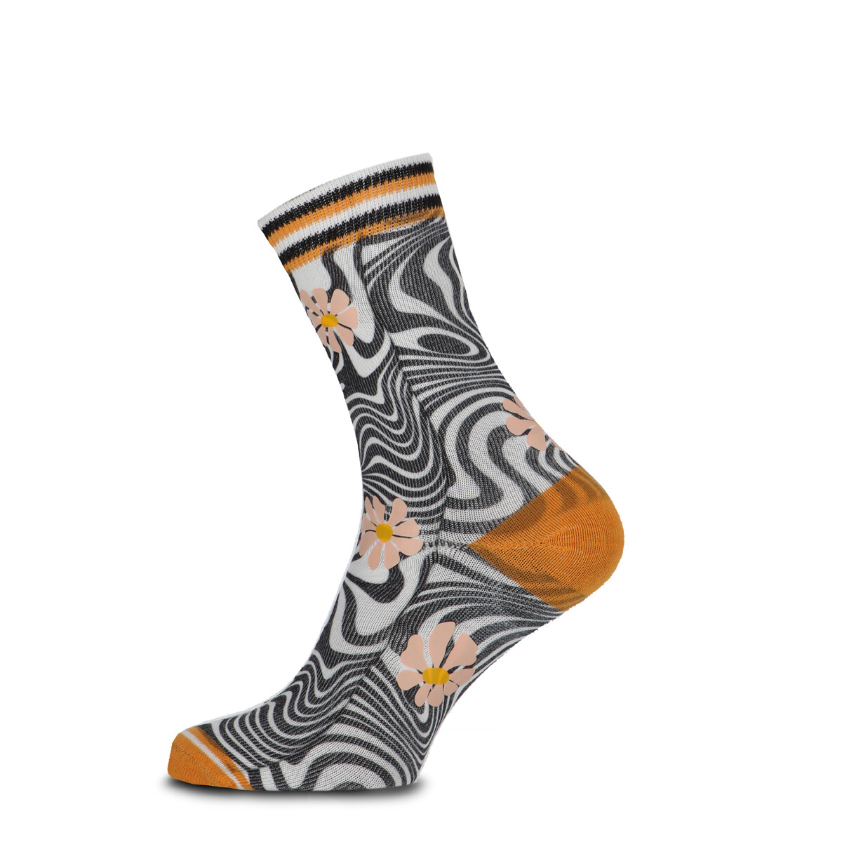 XPOOOS Socks RETRO FLOWERS
