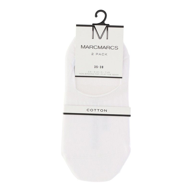 MARCMARCS Unisex Inisible FOOTIES 2er Pack