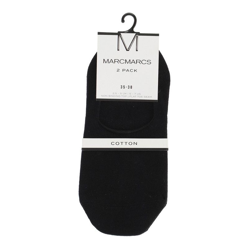 MARCMARCS Unisex Inisible FOOTIES 2er Pack