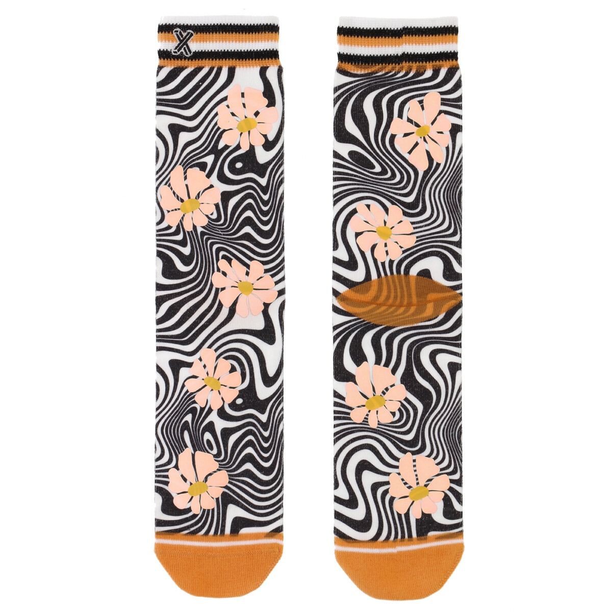 XPOOOS Socks RETRO FLOWERS