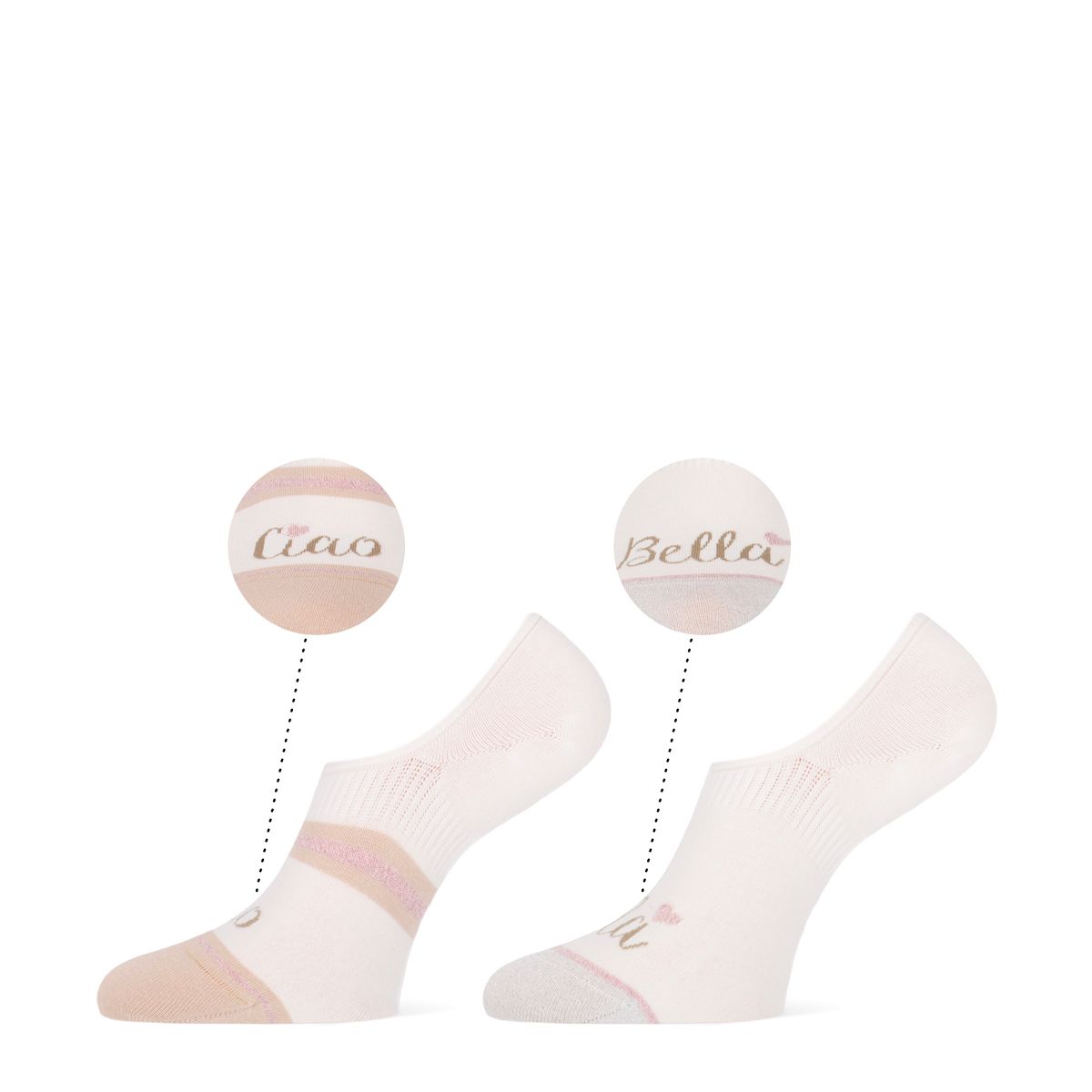MARCMARCS Sneaker Socks BELLA 2er Pack