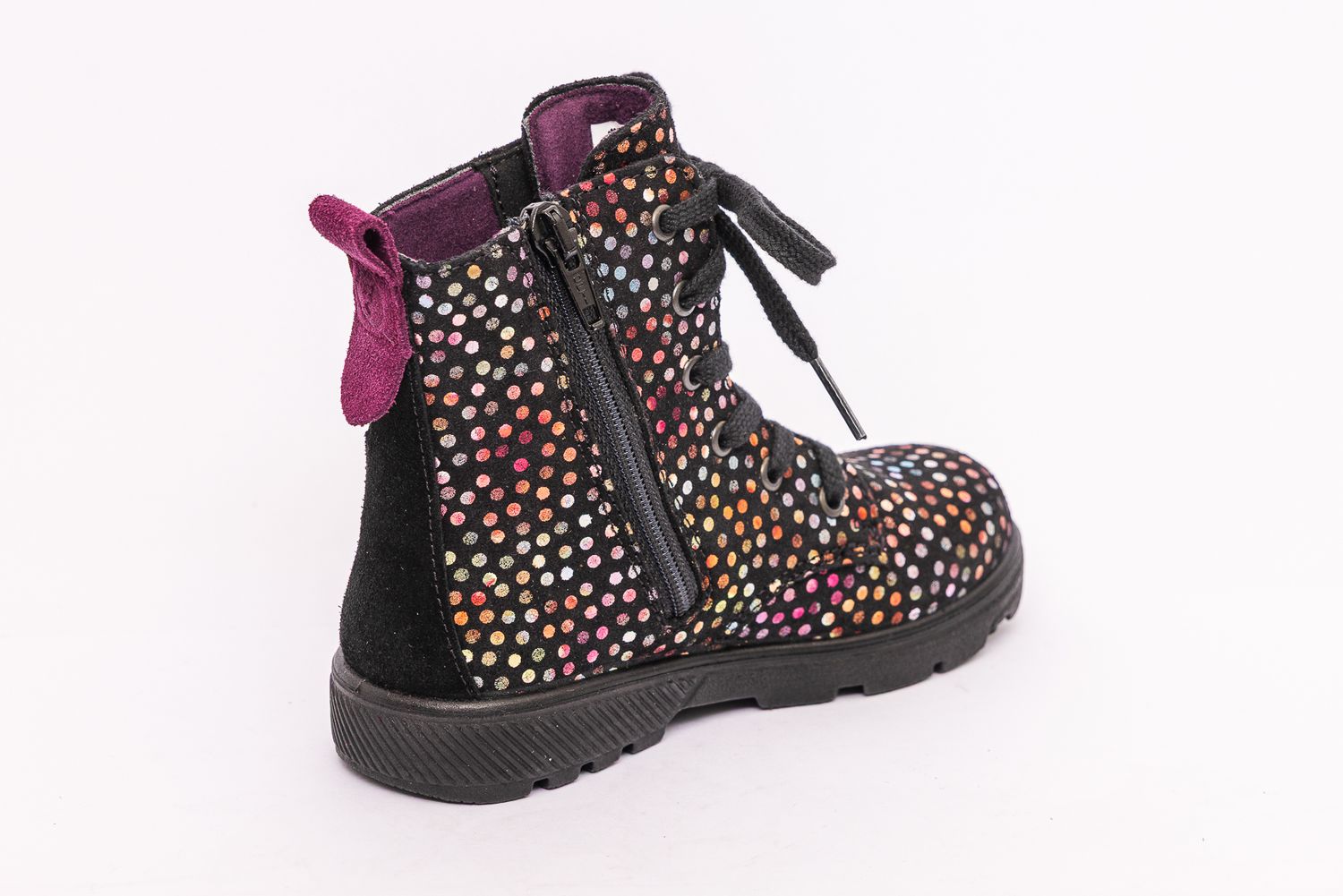Ricosta Schnürstiefel mit Klettverschluss