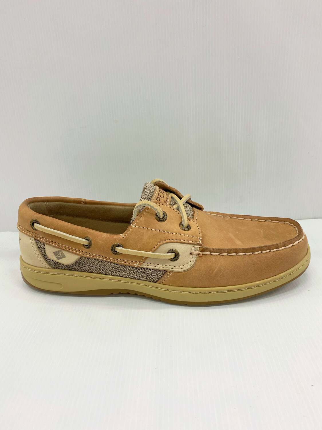 WOMENS Sperry- Bluefish 2-Eye, linen/oat