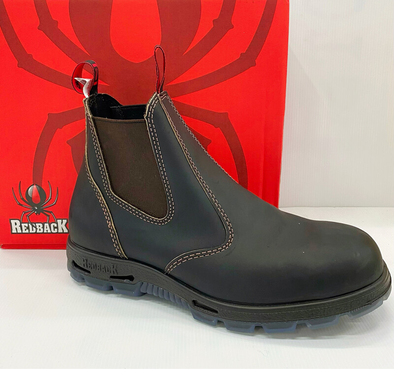 Red Back- Oil Kip, Elastic, Steel Cap