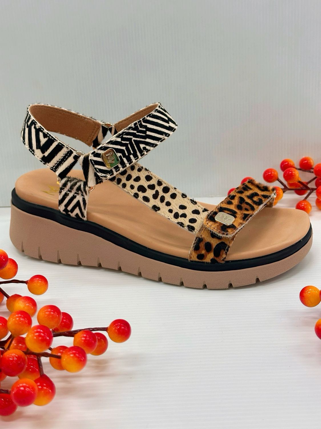Mia Vita- Candice, leopard multi