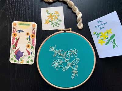 Hypericum Embroidery Kit - Summer