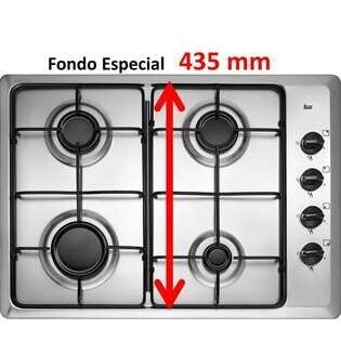 Placa acero Teka HLX504GAL But Inox 'KC