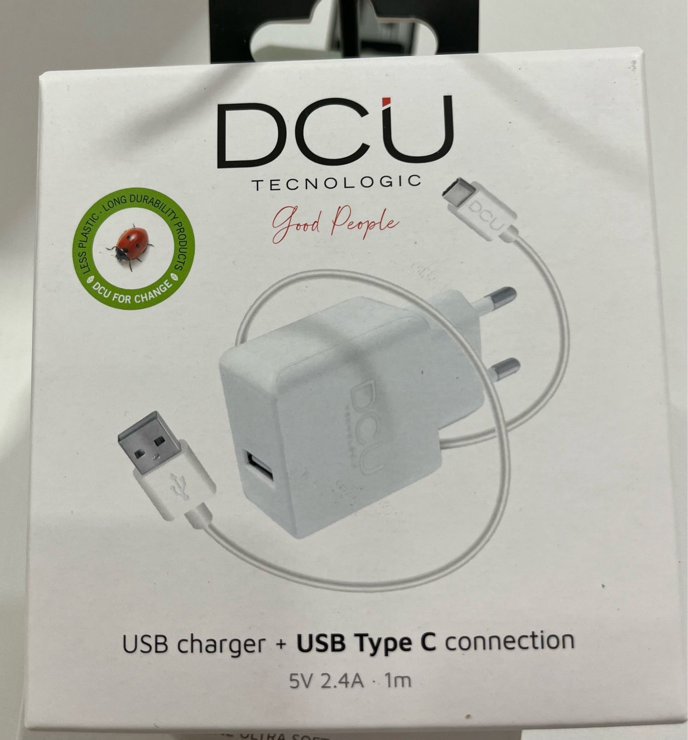 CARGADOR DCU + CABLE USB TYPE C