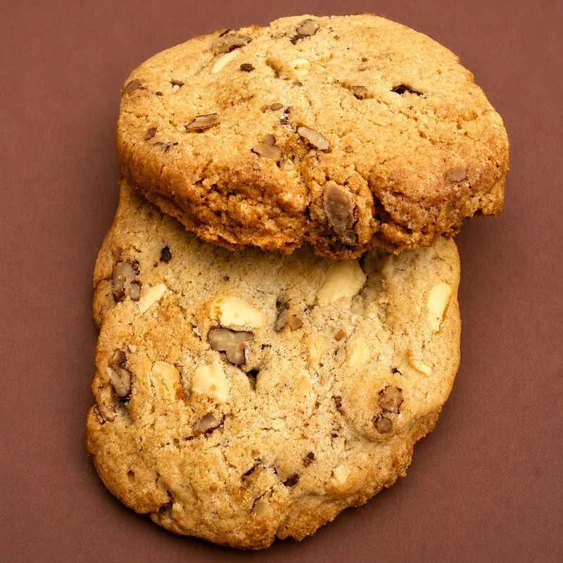 White Chocolate &amp; Pecan Nut Cookie