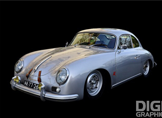 Porche 356 grise