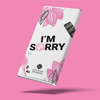 Schokolade «I'M SORRY»
