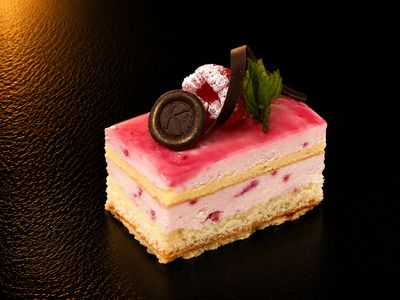 Himbeerquark Schnitte