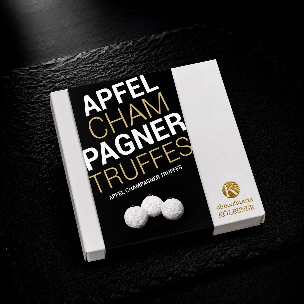 Apfel-Champagner-Truffes