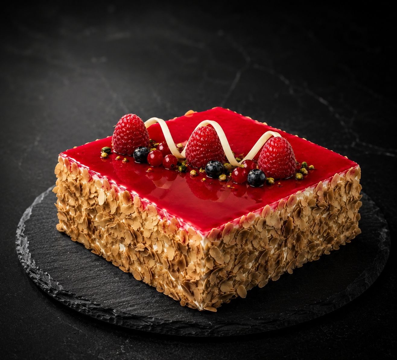 Himbeerquark Torte