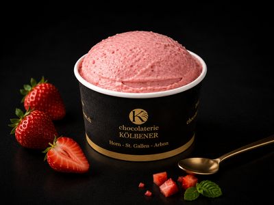 Glace Erdbeer