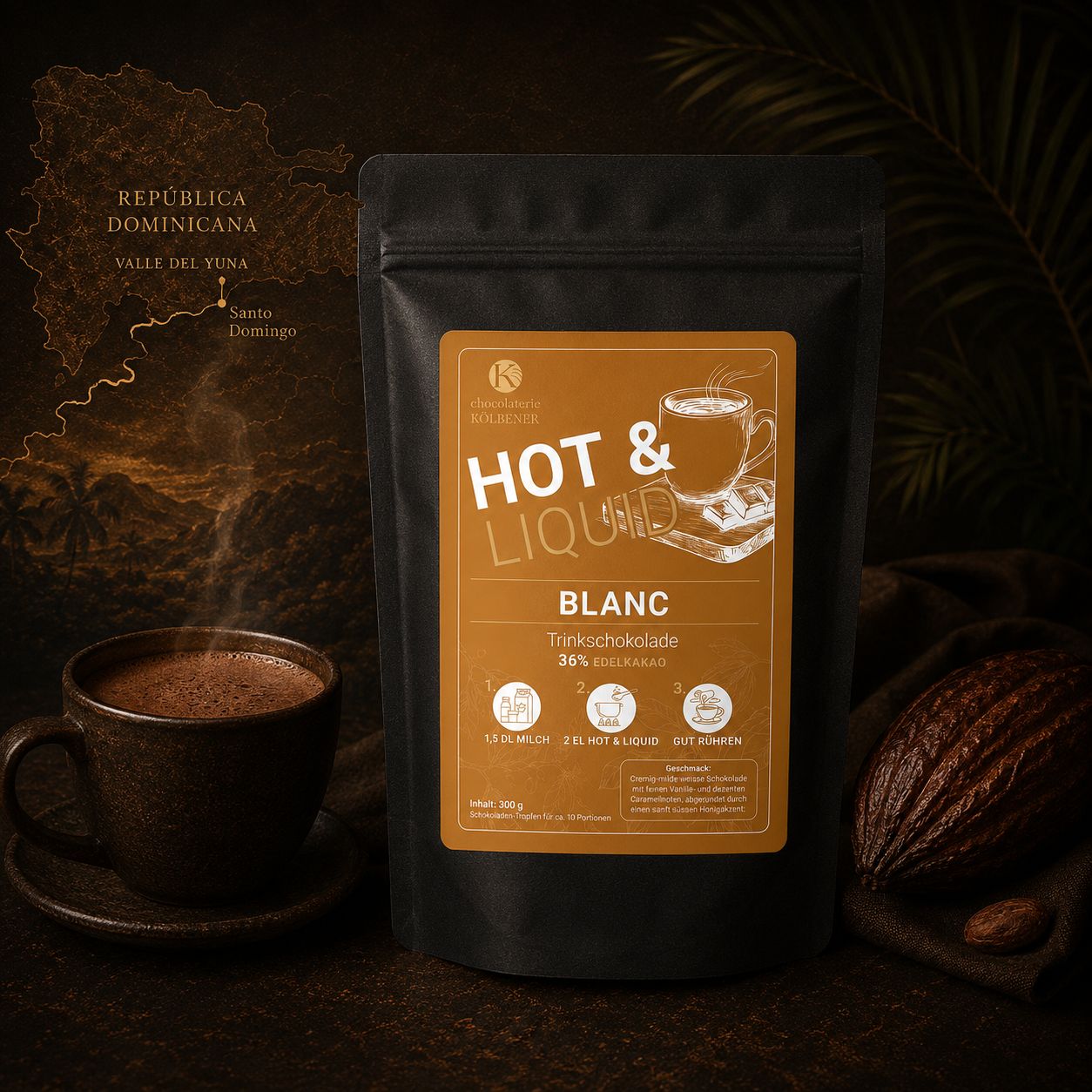 Hot Liquid Blanc 36% (Trinkschokolade)